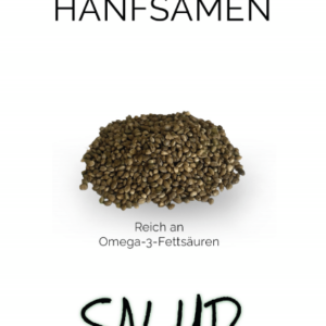 Ungeschälte Hanfsamen